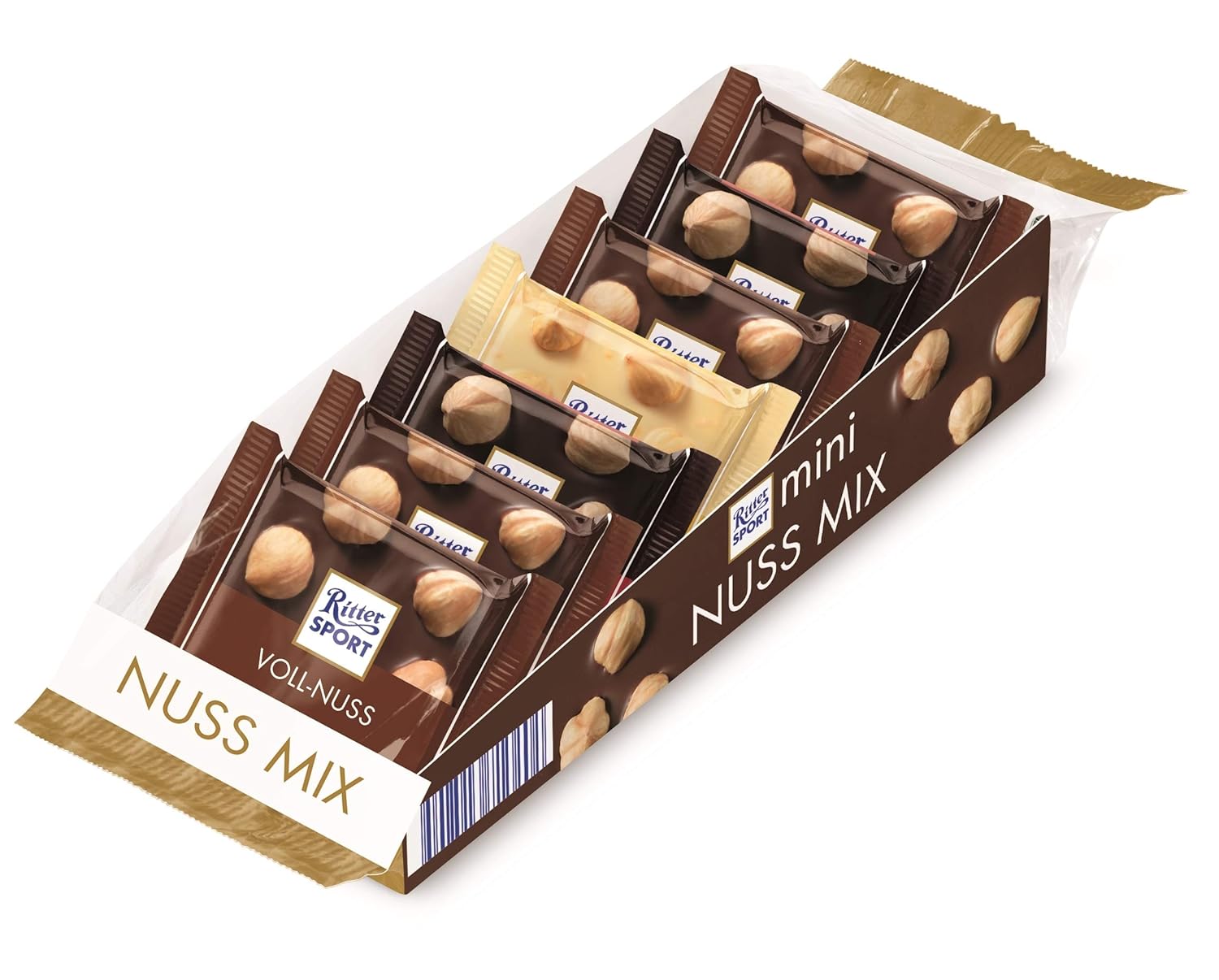 Ritter Sport Mini Nuss Mix 116 G Vollmilch Weisse Dunkle Schokolade Mit Ganzen Haselnussen Knackige Tafelschokoladen Amazon De Lebensmittel Getranke