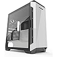 Phanteks (PH-EC600PSTG_WT01) Eclipse P600S Hybrid Silent and Performance ATX Chassis -Tempered Glass, Fabric Filter, Dual System Support, PWM hub, Sound dampening Panels, Glacier White