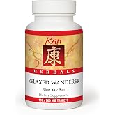 Kan Herb Company Relaxed Wanderer &ndash; Traditional Chinese Herbal Formula to Support Mood, Digestion, and Menstrual Balance, Nourishes Blood, Eases Occasional Tension and Fatigue, 120 Tablets