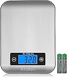 Ataller Food Kitchen Scale, Digital Grams and