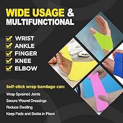 OK TAPE 12 Rolls Self Adhesive Bandage