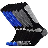 Pure Athlete Value Ski and Snowboarding Socks - Cold Weather Socks for Skiing