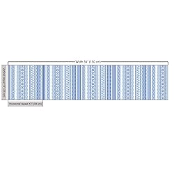 Ambesonne Nordic Fabric by The Yard, Vertical