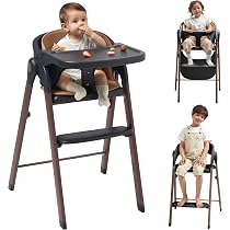 thumbnail image 2 of Bblüv Gröw 6-in-1 Convertible High Chair - Adjustable Baby & Toddler Seat With Sustainable Wood Legs 2 of 11
