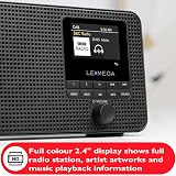 LEMEGA IR1 Internet Radio DAB Portable Bluetooth 60 Presets Colour Display view 5
