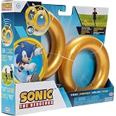 JAKKS Pacific Sonic The Hedgehog Rings 2-Pack Motion Activated Sounds from Sonic Video Game, Role Play Sonic Rings Games for Kids