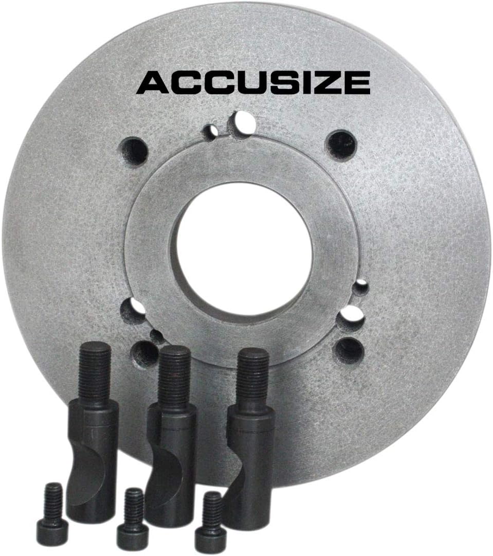 Accusize Industrial Tools D14 Spindle Taper Fully Machined Lathe Chuck