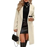 Velvelhall Women's Long Cardigan Sweaters Open Front Knit Lightweight Coatigan Fall Casual Long Sleeve Coat with Pockets(Beige,X-Large)