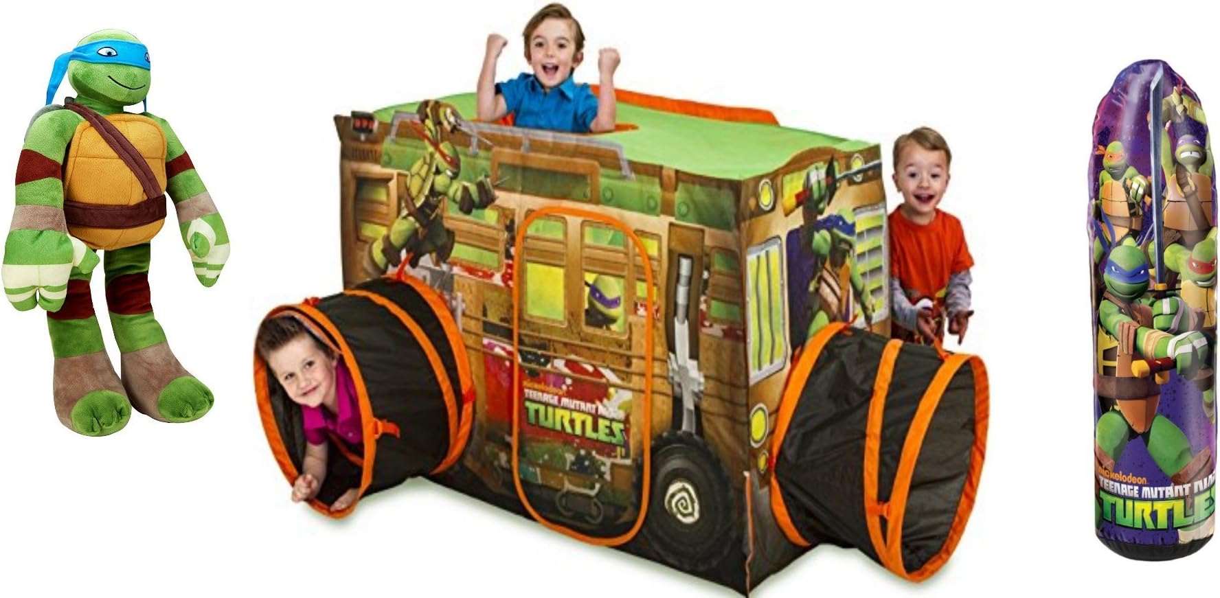 Exclusive Teenage Mutant Ninja Turtles Gift Set 3' [Playhut, Training Bag & Pillowtime Pal]
