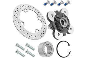 M MATI Front Wheel Hub Bearing Studs Brake Rotor for Ranger 900 1000 1000-Diesel HST 570-Full-Size Brutus PRO-XD EV-Full-Size