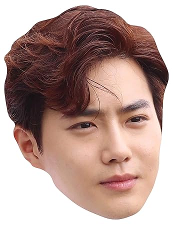 Star Cutouts CM201 Suho EXO Maske Sprechpunkt, Spaß für Veranstaltungen und Partys, mehrfarbig