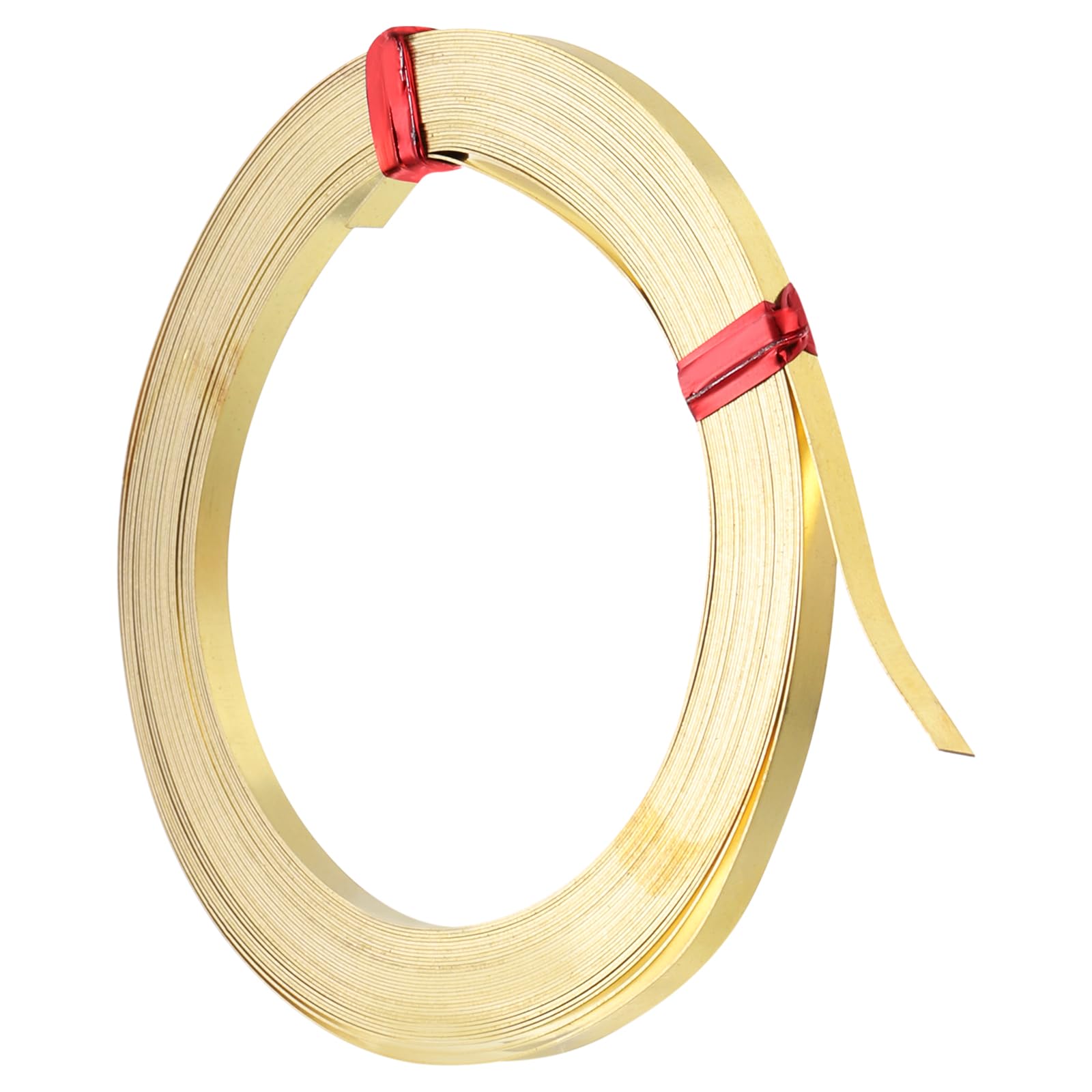 PATIKIL Brass Square Wire, 3mm Wide, 30 Gauge, 19.7 Feet, Gold