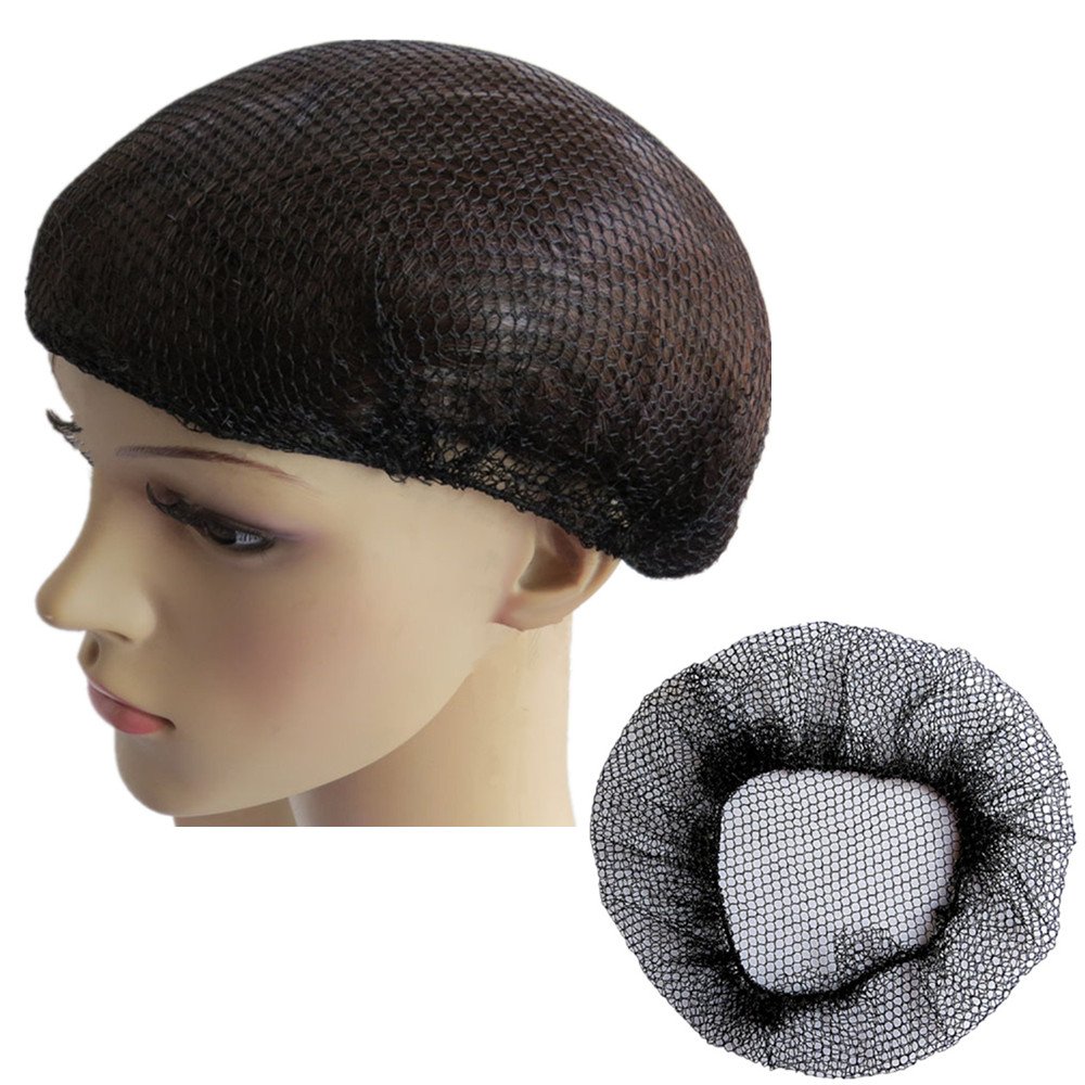 Hair HAIR NETS WITH ELASTIC EDGE STRETCH TO FIT Genuine Clothes, Shoes