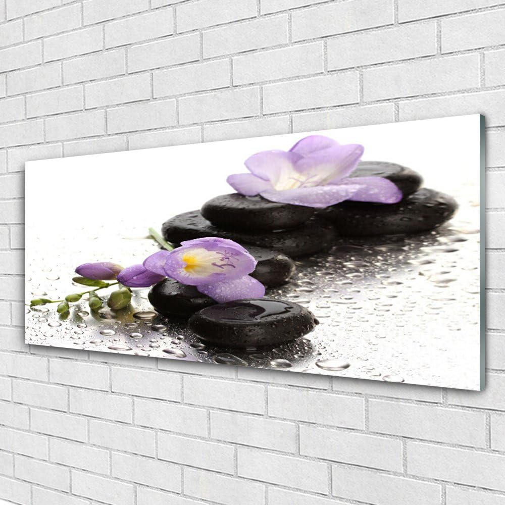 Quality Assurance Wall Art Glass Prints By Tulup 125x50cm Wall Pictures Behind Tempered Safety Float Glass Images Printed On Glass Flower Stones Art Kitchen Home New Sadie Kingpneus Com