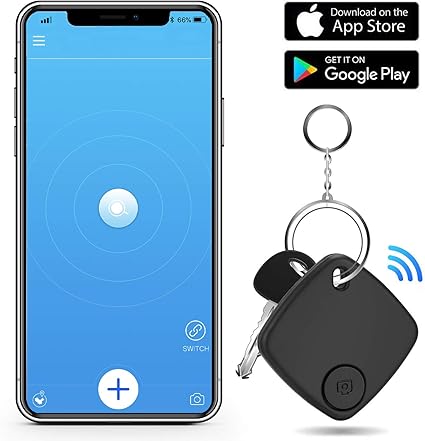 Amazon.com: Buscador de llaves – Localizador de llaves con aplicación para teléfonos, bolso de equipaje, llavero antipérdida, Bluetooth, localizador de teléfono, rastreador inteligente