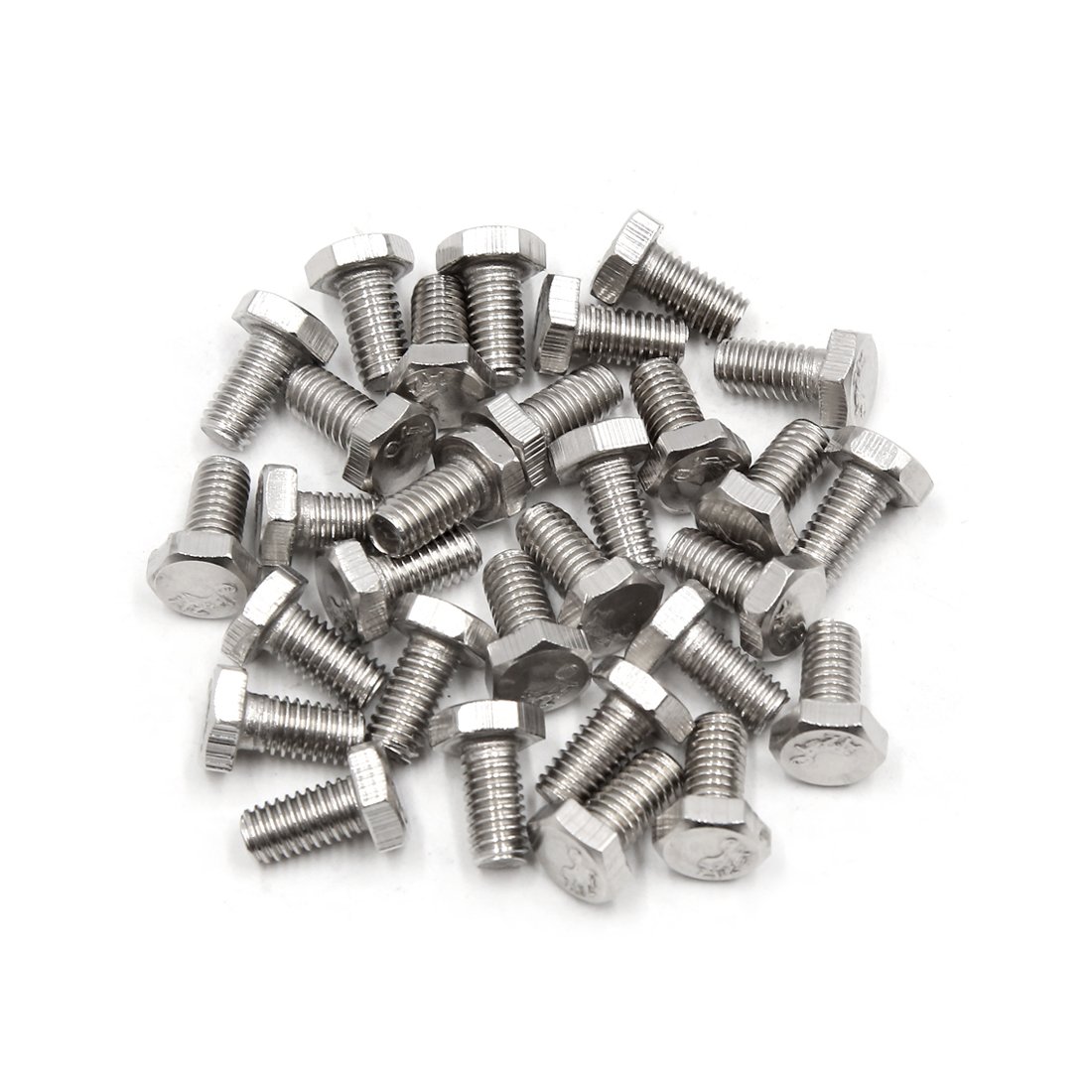 Sourcingmap 30Pcs M6 X 12mm Car Motorcycle Hex Socket Head Screws Bolts Fastener