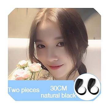 Amazon Com 25 30cm Clip In Bangs On Front Hair Side Fringe Hair