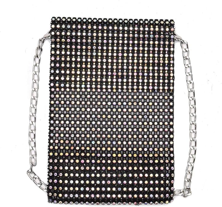 AIBEARTY Women Girls Sparkly Rhinestone Cell Phone Purse Mini Crossbody