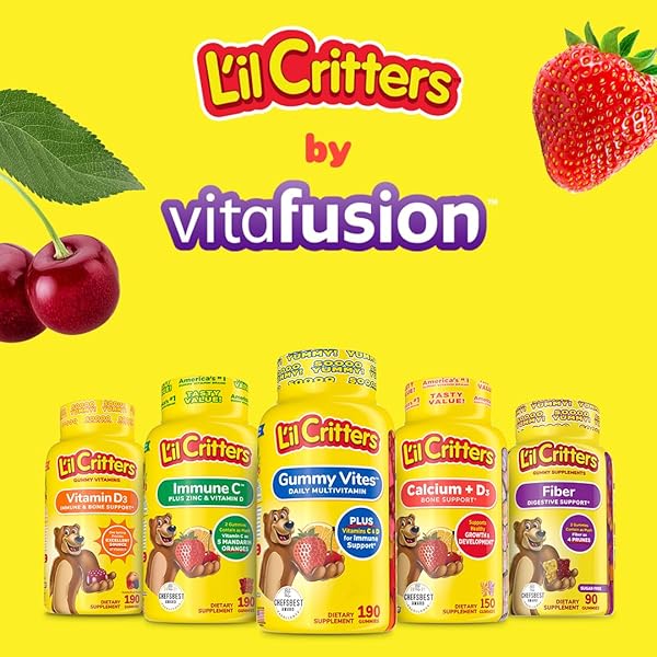 L’IL CRITTERS VITAMIN D GUMMY BEARS, 190 COUNT