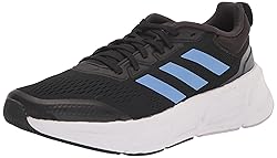 adidas Women's Questar Sneaker, Black/Blue