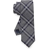 Rzmtaol Plaid Ties for Men, Adjustable Skinny Mens Tie Polyester Men's Neckties for School Wedding Formal Banquet Business