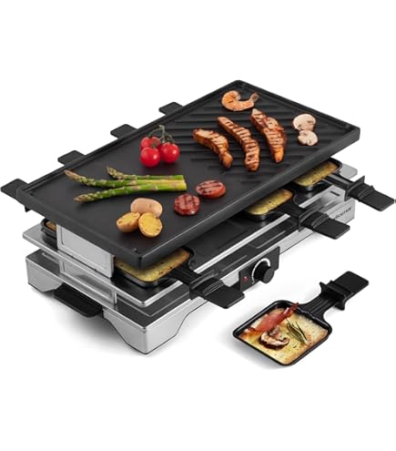 Amazon.com: Swissmar Geneva Raclette Grill with Reversible Cast