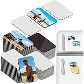 40 PCS Sublimation Magnets Blanks Rectangle 20 Pcs Sublimation Blank Products 20 Pcs DIY Magnetic Kitchen Sublimation Magnet