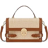 KKXIU Straw Purses for Women – Summer Beach Shoulder Purse & Clutch Handbag, Woven Crossbody Bags for Women