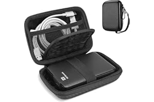 ProCase Portable External Hard Drive Case for Toshiba Canvio Basics Western Digital WD Elements My Passport Seagate, Samsung 