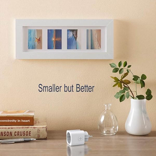 Smart Plug Socket Mini toma de corriente para interiores funciona con Alexa Google home IFTTT No se requiere concentrador Control remoto Smart Plug