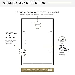 MCS Studio Gallery Classic 16x24 Poster Frame Black