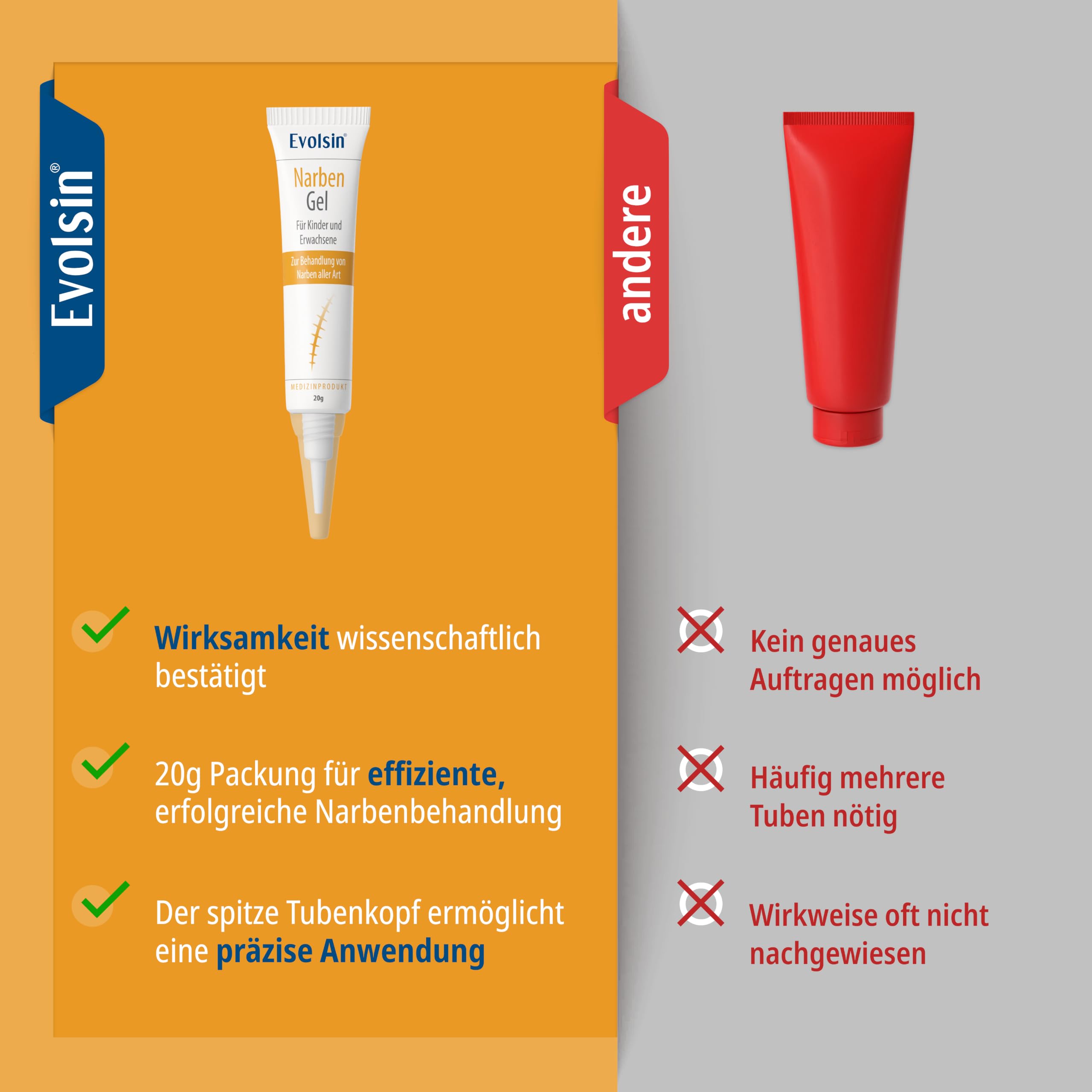 Evolsin® Narbengel für Kinder & Erwachsene, 20 g 7