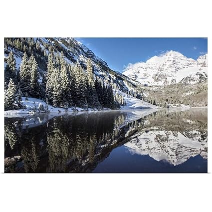  Great Big Canvas Poster Print Entitled Snowy