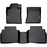 SMARTLINER Custom Fit Floor Mats 2 Row Liner Set Compatible with 2019-2025 Nissan Altima