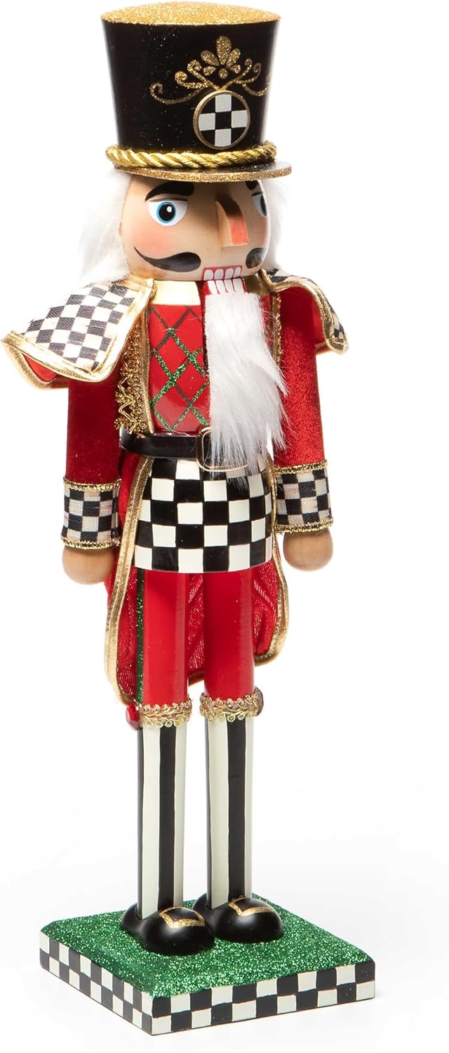 Nutcrackers - MACKENZIE-CHILDS Christmas Nutcracker Figurine, Nutcracker Christmas Decor for Home