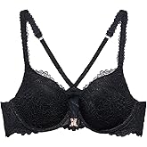 Savage X Fenty Womens Romantic Corded Lace Front-Closure Push Up Bra