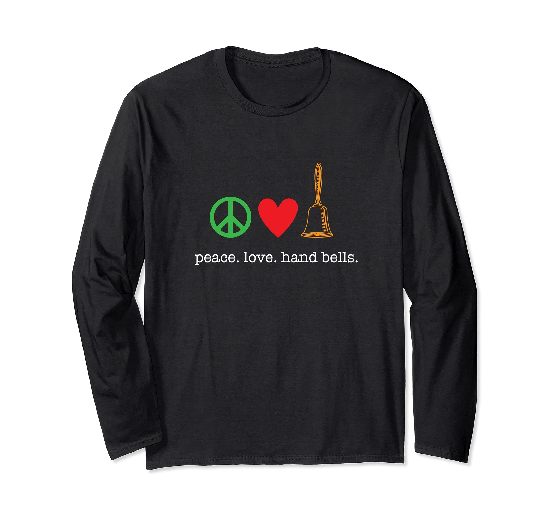 Hand Bell Lovers Hand Bell Players and Bell Choir Long Sleeve T-Shirt