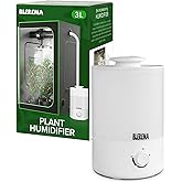 3L No Leak Plant Humidifiers for Grow Tent Greenhouse and Grow Room, Top-Fill, Auto Shut Off, with Extendable Targeting Hose 