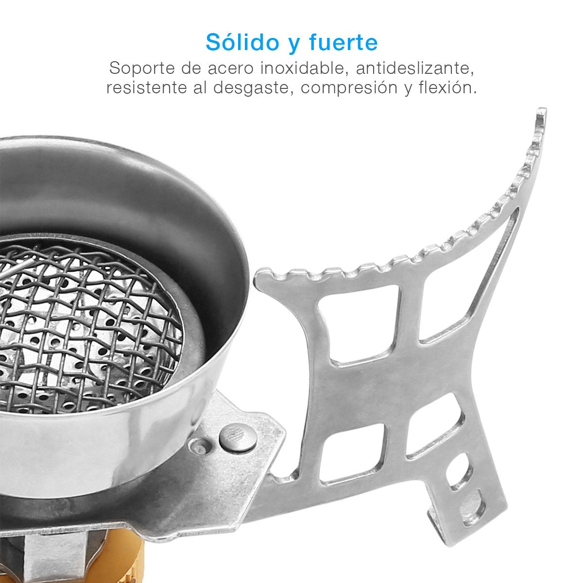 isYoung Estufa de Gas Quemador hornillo de Butano Horno de Split Plegable Portátil A Prueba de Viento Cocinar Al Aire Libre para cocina de camping senderismo etc