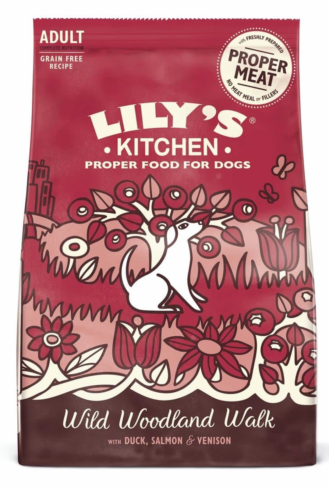 Lily's Kitchen Wild Woodland Walk Grain Free Dog Food, 1 Kg