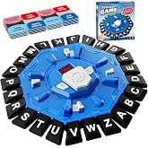 Humzo Word Game Family Board Games with Display Timer and 2 Modes, The Fast-Paced 24 Letters Pressing Games, Learning Word Game for Kids &amp; Adults, 2-8 Players, 15-20 Minute Play Time