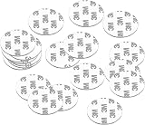 IRYNA Double Sided Round Sticky Pads 2 x 25mm Pack of 20 Heavy Duty Adhesive view 1