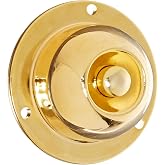 NSI TA1786B Solid Cast Brass Weatherproof Push-Button, Ohm