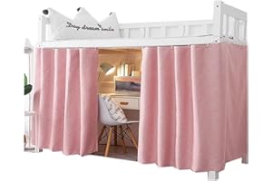 Qubanda Dorm Home Bunk Nets Bed Curtains Cloth Bed Canopy Blackout College Students Shading Nets Breathable Single Sleeper