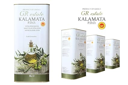 KALAMATA Premium Olivenöl | 4 x 5 Liter | Extra Natives Olivenöl | Kaltpressung | Säuregehalt max. 0,5% | aus Griechenland (2