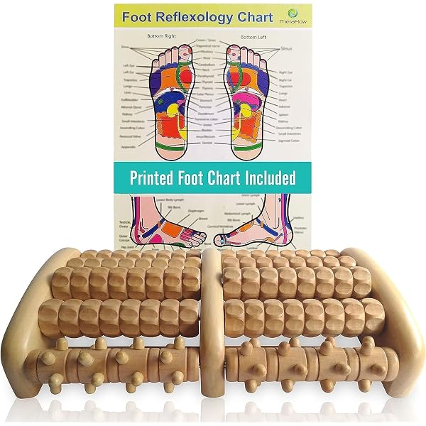 BESKAR Foot Massage Roller For Relief Plantar Fasciitis, Foot Reflexology Tool Pressure Point Massage Roller, Deep Tissue Massage For Relieving Feet Arch Heel Pain, Myofascial Pain Syndrome