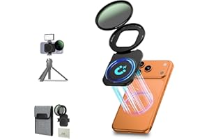 JJC 67mm CPL Filter for iPhone, Magnetic Circiular Polarizer Lens Filter Mount Adapter Kit Compatible with iPhone Air 17 16 1