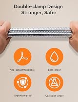 Magichome 1.5m Shower Hose Universal G1/2 Brass Connectors Leakproof view 5