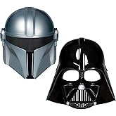 STAR WARS Mandalorian & Darth Vader Masks, 2-Pack Roleplay Toys, Costume for Kids, Toys for Boys & Girls Ages 5+