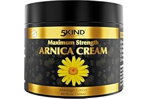 5KIND CLINICAL SKINCARE 5kind Extra Strong Arnica Cream for Bruising and Swelling 10.1 Fl Oz - Bruise Cream Extra Strength Fast Healing Thin Skin - High Concentration Arnica Montana Extract for Bruises - Natural Formula